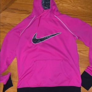 Pink nike hoodie